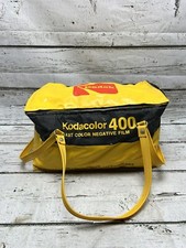 Vintage Kodak Kodacolor 400 Vinyl Film Collapsible Camera Cooler Tote Travel Bag