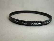 HOYA 77mm skylight filter - made in Philippines