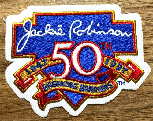 Jackie Robinson 1947-1997 50th Anniversary Collector Patch - Brooklyn Dodgers