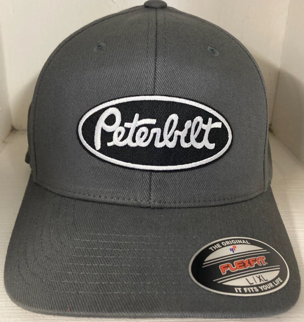 PETERBILT Retro FLEXFIT Hat Cap Classic EMBROIDERED Vintage Patch S/M L/XL