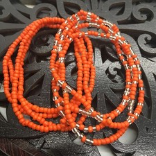 2 PC Handcrafted Waist Beads Jewelry African Bohemia Bracelets Anklet New 4202