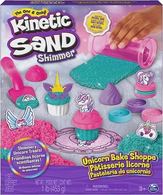 Kinetic Sand Einhorn Back Set kreatives Indoor-Sandspiel Rollenspiel Kinder Spaß