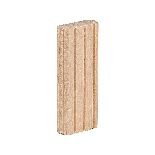 100pcs Beechwood Loose Tenons (1/4 x 1-9/16 Inches) for Woodworking, Joinery,... - Afbeelding 1 van 10