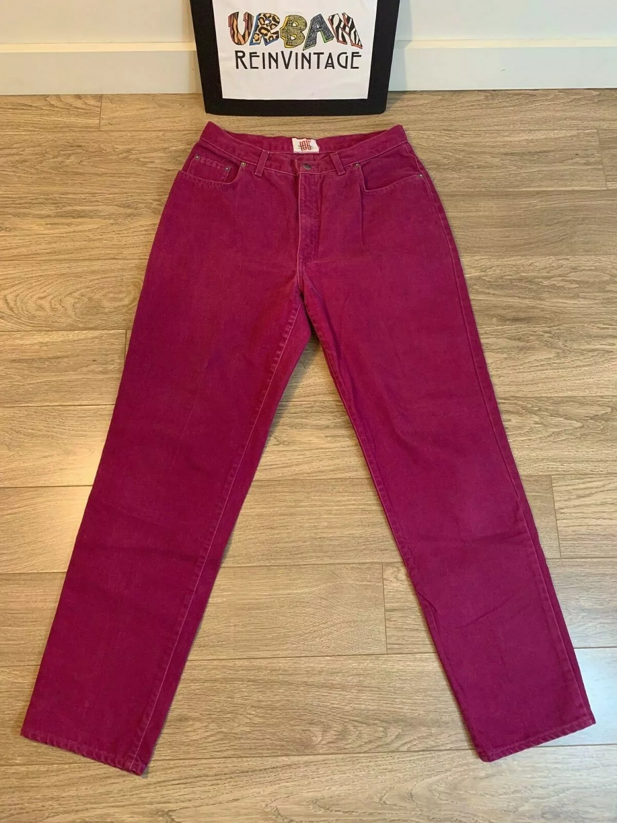 JEAN DENIM VINTAGE ANNÉES 90 IOU 34X32 SUPREME VIOLET LEVIS PALACE USA 