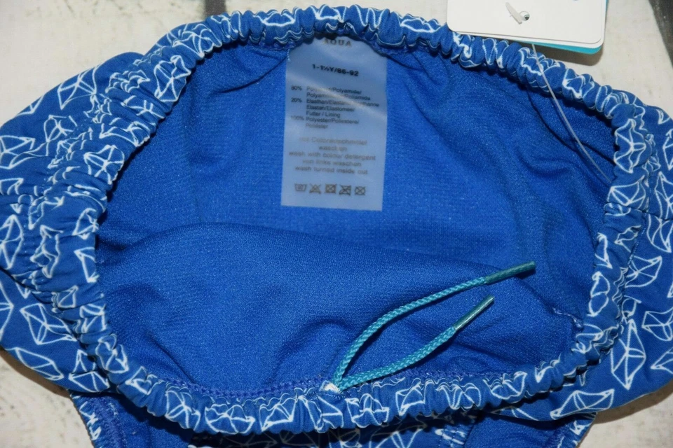 SCHIESSER Baby Jungen Badehose Badeslip Windelslip blau Schiffchen LF40 Gr.86/92 - Bild 4 von 4