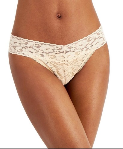 INC International Concepts Tanga de Encaje Ropa Interior Estilo Almendra Latte 100117216 1X - Imagen 2 de 9