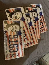 5 Plaque Immatriculation USA OBAMA FACTICE 31 X 16 cm