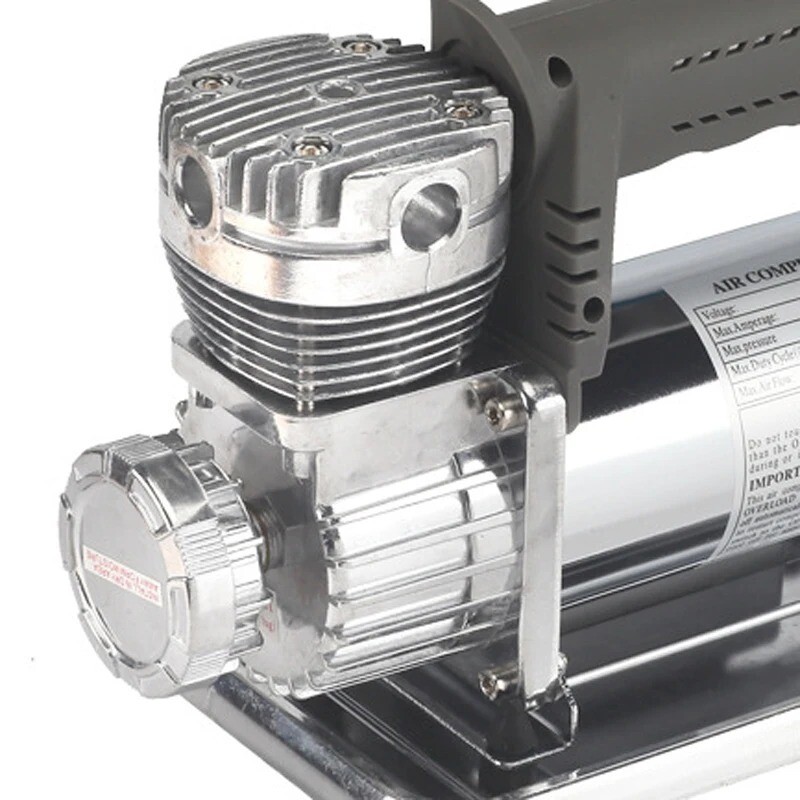 High-power Air Compressor Car Pump Double Cylinder Tyre Inflation Pump ...