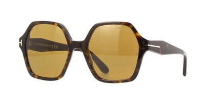 Tom Ford Romy FT1032 52E Geometric Sunglasses - Havana/Brown Tom Ford Women main image 3