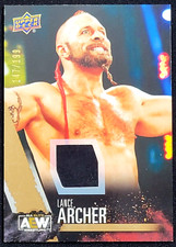 2021 UPPER DECK AEW LANCE ARCHER GOLD RELIC #D 147/199