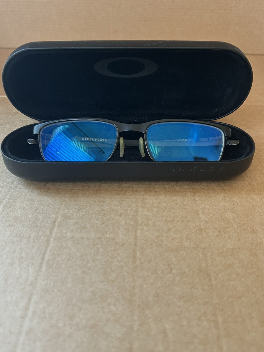 Oakley Steel Plate OX3222-0154 Powder Black Eyeglasses Frames 54