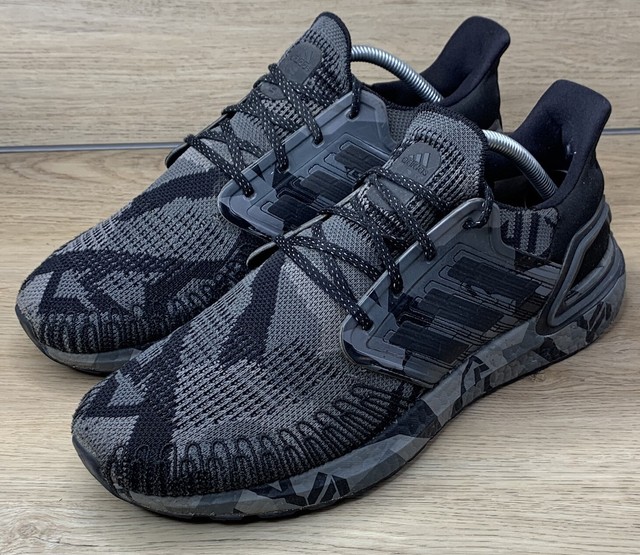 Size 10 - adidas UltraBoost 20 Geometric Pack - Core Black Gray 2020 for  sale online | eBay
