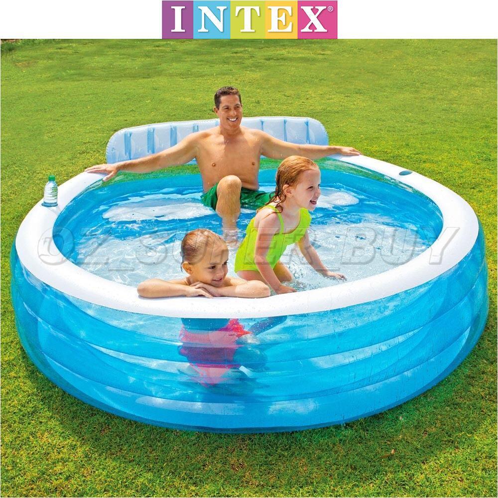 Above Ground Pool Intex Pool Bench Seat 2025 Upgraded Inflatable