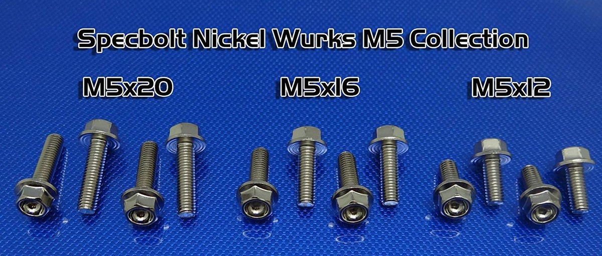 Nickel YZ Nickel Wurks Bolt Kit Yamaha 65 85 100 125 250 490