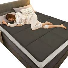 Extra Thick Japanese Sleeping Floor Mattress Foldable Roll Up Futon Tatami Mat