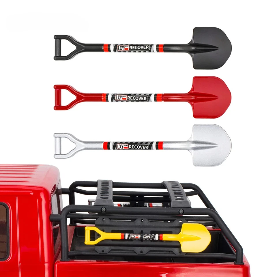 Simulated Metal Shovel Decoration for 1/8 1/10 RC Crawler Car Axial SCX10 TRX4 - Image 2 of 4