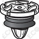 50-tlg. Set Knöpfe Clips Weiß Fiss Tür - Verkleidung für Citroen DS5