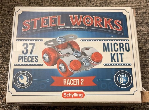 Steel Works Micro Kit Racer 2 Schylling 37 Pieces ~ NEW ~ Fast Shipping! - Picture 4 of 7