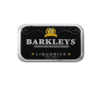 Barkleys Classic Mints - Liquorice,  1 x 50 g