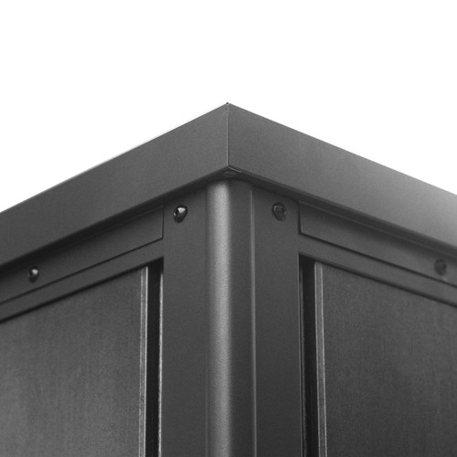 GFP Primeyard Geräteschrank 156x84x131 cm Gartenschrank anthrazit inkl. Fußboden - Bild 7 von 10