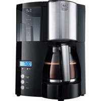 Melitta 1008-01 Optima Timer Kaffeefiltermaschine Schwarz/Edelstahl Tropfstopp