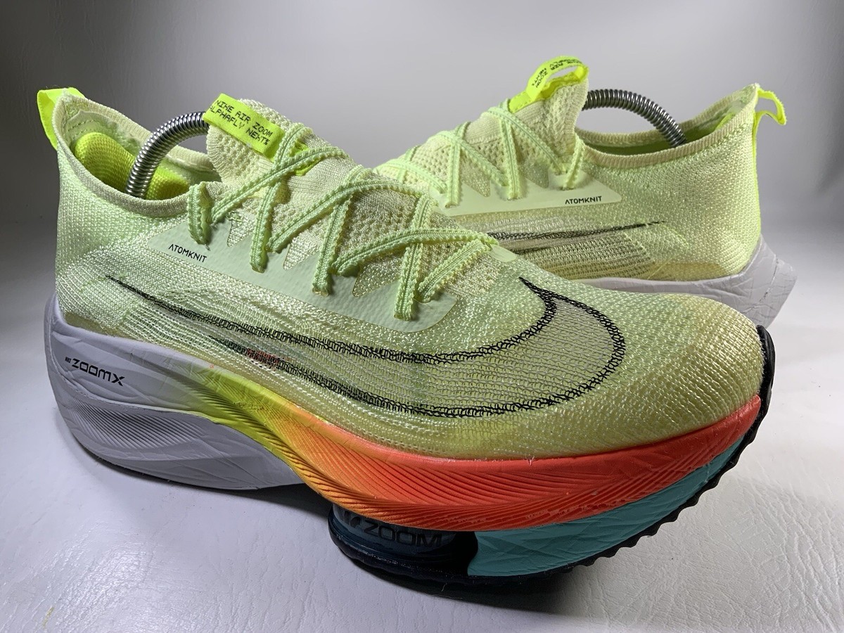 Nike Air Zoom Alphafly Next% Barely Volt Black White Mens Nike Air Zoom Alphafly Next% Barely Volt Black White Mens