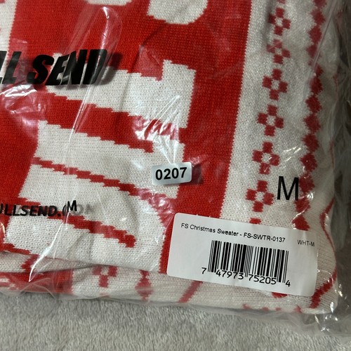 Full send Nelk Boys Ugly Christmas Sweater Size Medium Brand New - Picture 7 of 7