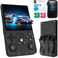 Retro Handheld Game Console R36MAX 64GB 18000+ Games Portable Emulator Player
