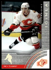 2001-02 SPx #8 Jarome Iginla Calgary Flames HOF