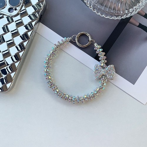 Hanging Rope Rhinestone Phone Lanyard Cellphone Chain Bag Accessories - 第 7/15 張圖片