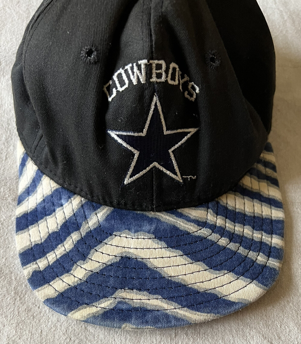 Zubaz Made USA Vintage Dallas Cowboys NFL Football Hat Cap Blue