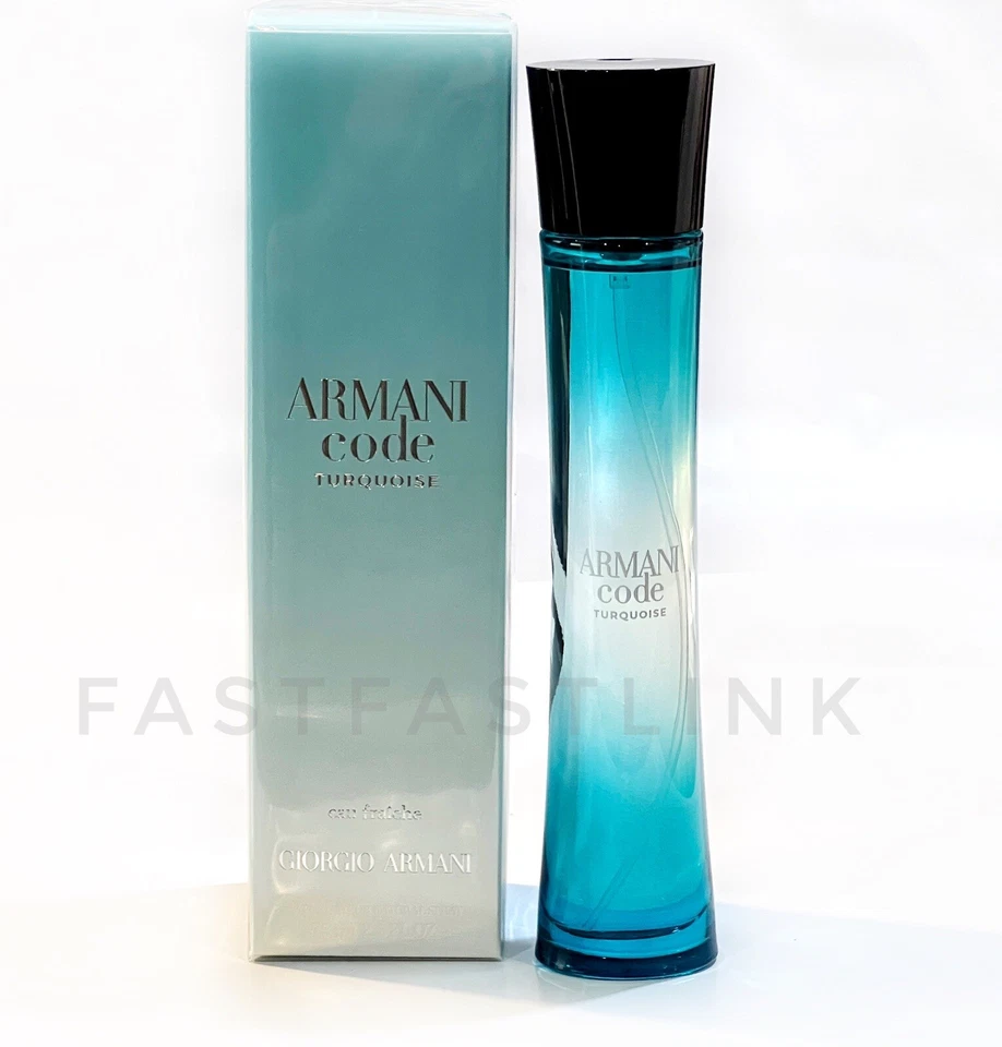 ARMANI CODE TURQUOISE BY GIORGIO ARMANI 75ml EAU FRAICHE WOMEN…MADE IN FRANCE - image 3 of 4