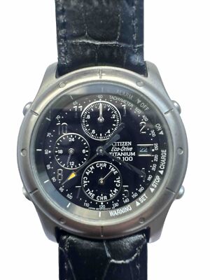 citizen eco drive titanium wr 100