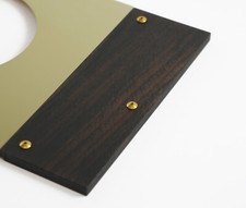 Platine En Chêne Fumé Pour THORENS TD 125 & MKII Avec Perçage TP16 / TP25 / SME