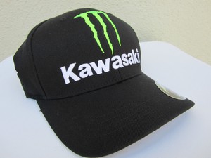 monster energy kawasaki team hat