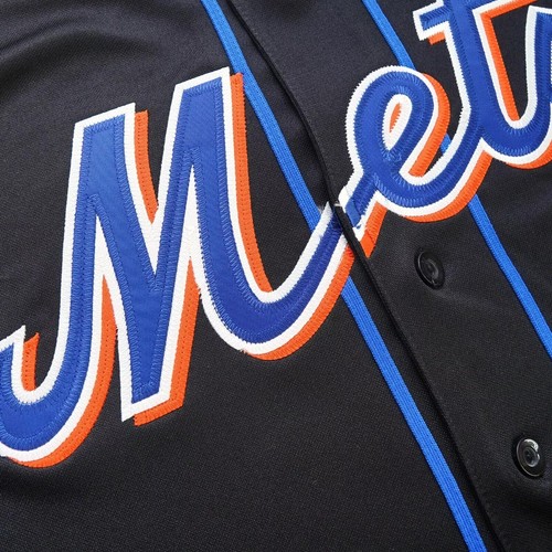 Juan Soto New York Mets Men's Alternate Black Jersey w/ Team Patch - Picture 4 of 9
