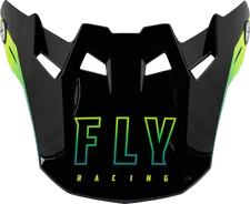 FLY RACING Formula CC Centrum Visor Black/Blue/Hi Vis Xl/2x 73-47130L