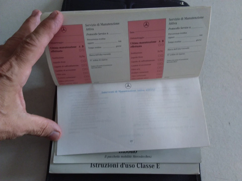 MERCEDES-BENZ CLASSE E 1998 ISTRUZIONI D'USO GUIDA INTERNI ESTERNI DATI TECNICI - Immagine 2 di 4