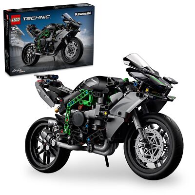 	LEGO Technic Kawasaki Ninja H2R Motorcycle Toy - Building Toys for Kids Boys &	