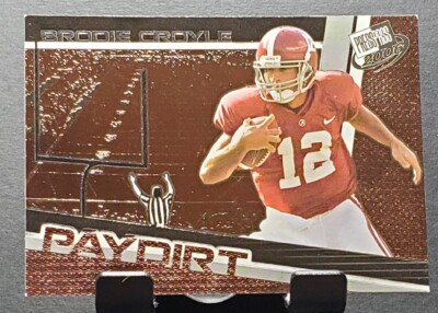 2006 Press Pass Paydirt #PD8/12 Brodie Coyle RC CROMSON TIDE Rookie card  EX