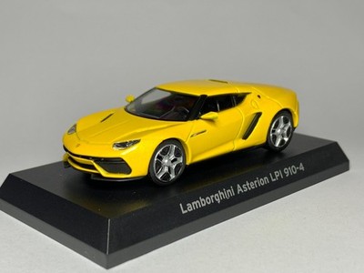 Kyosho 1:64 Lamborghini Asterion LPI 910-4 Yellow Diecast Car Model