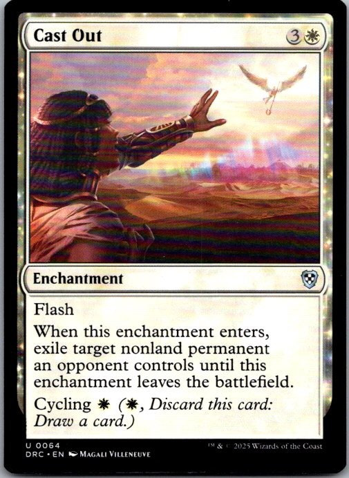 Cast Out 64 Uncommon Commander: Aetherdrift Magic: The Gathering Lightly Played