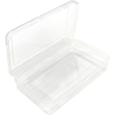 Large Capacity Clear Pencil Case Plastic Supply Box Stackable Design for School