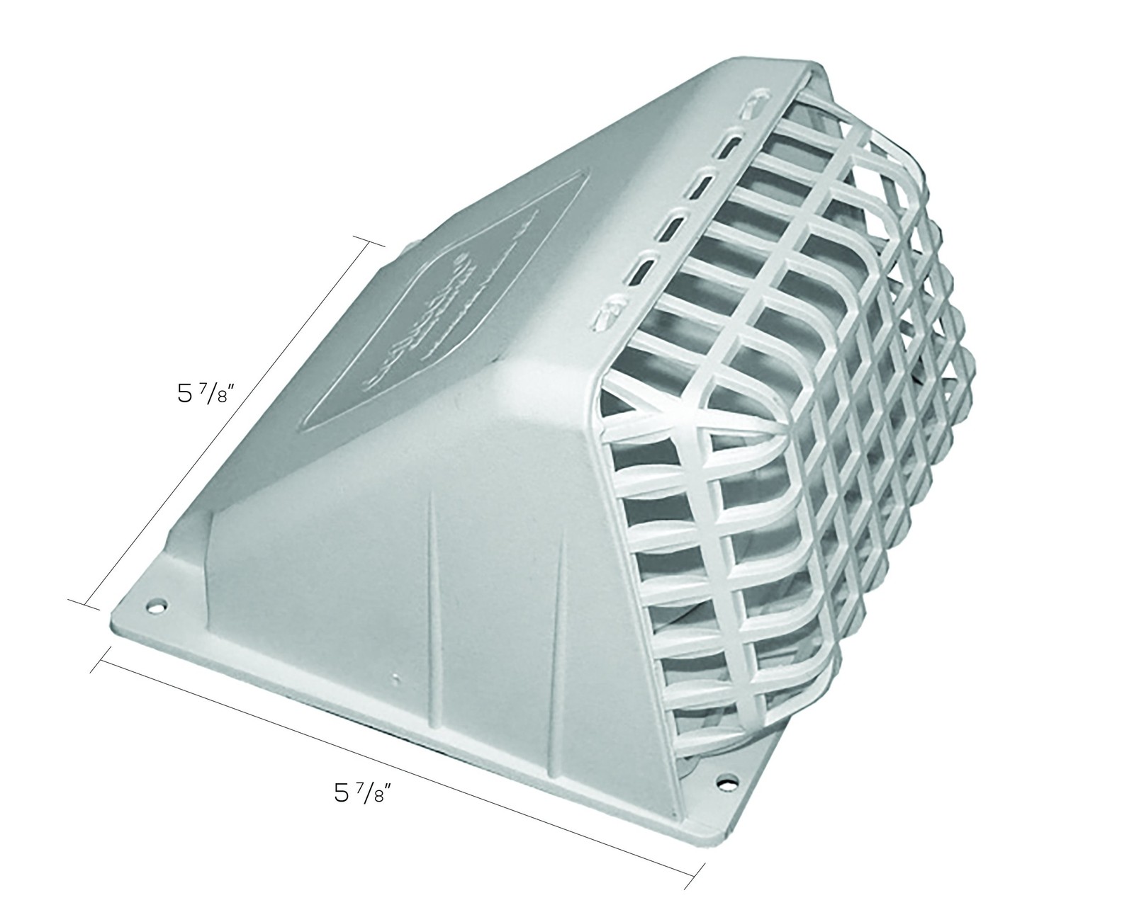 4in Wide Mouth Dryer Vent Hood with Removable Bird Guard Weather Resistant