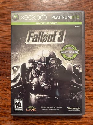 Fallout 3 XBOX 360 - Tested - Complete with Manual