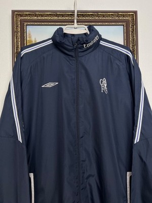 Vintage Umbro Chelsea Football Jacket Soccer Track Top Hooded