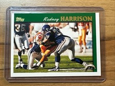 Rodney Harrison 1997 Topps Rookie Card #87 San Diego Chargers. rookie card picture