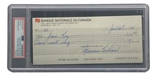 Maurice Richard Signed Montreal Canadiens  Bank Check #46 PSA/DNA