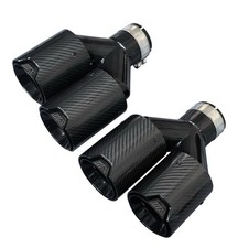 Carbon Fiber Dual Exhaust Tips for BMW F22/F23/F30/F31/F32/F33/F36 (N20/B48)