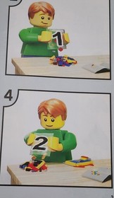 Lego Manual 75082 Star Wars TIE Advanced Prototype Instructions Booklet ONLY 